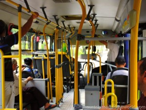 bus from inside